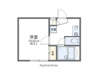 レオパレスサンライズ【102号室】の間取り