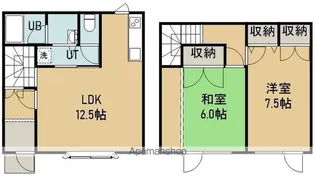 マイズライフE【1号室】の間取り