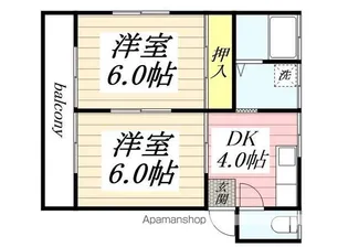 ラ・フォーレ辻 B棟【2階】の間取り