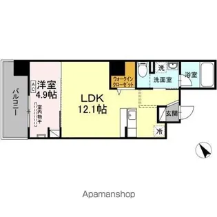 ジェイ・エス・ティ横浜東【701号室】の間取り