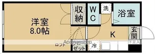 パルヒルズ【202号室】の間取り