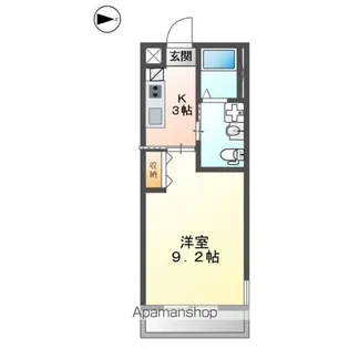 ハイム あきつ【101号室】の間取り