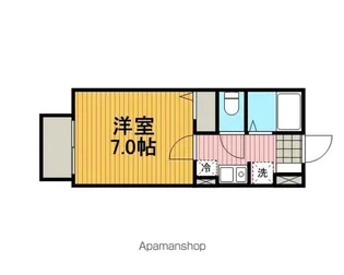 コーポエルマインド【101号室号室】の間取り