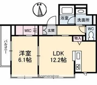 フルールK【2階】の間取り