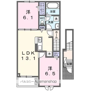 フィエルテ【2階】の間取り