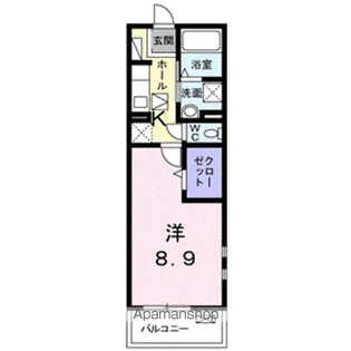 ブエナ・ビスタ【1階】の間取り
