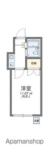 レオパレス姫路【108号室】の間取り