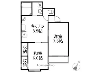 あけぼのコーポレーションⅡ【101号室】の間取り