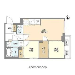 ウェルスクエア新高円寺【5階】の間取り