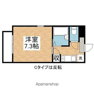 ラ・メゾン鶴舞【2C号室】の間取り