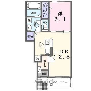 パークヒルズ利根六番館【1階】の間取り