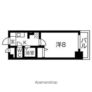 ベル名駅【4階】の間取り