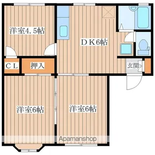 エスボアCITY 2【1階】の間取り