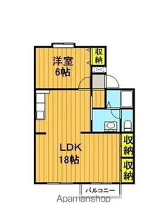 カーサ・アルビオンE棟【1階】の間取り