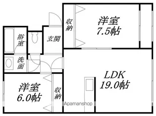 レジデンス・シーコーストⅡ【101号室】の間取り