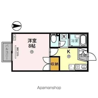 ワンズ20 A棟【2階】の間取り