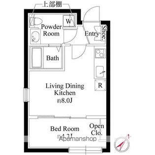 CASA PIAZZA 東池袋【1階】の間取り