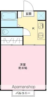 コーポ来夢 C【201号室号室】の間取り