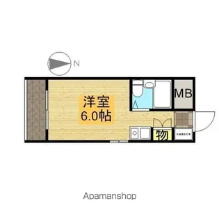 荒畑ハウス【1A号室】の間取り