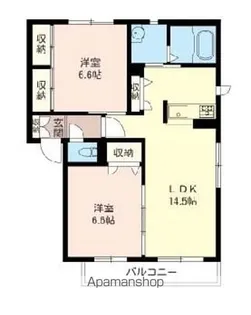 メゾン・ルーチェB【2階】の間取り