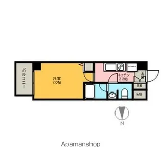 カレント新栄【8階】の間取り
