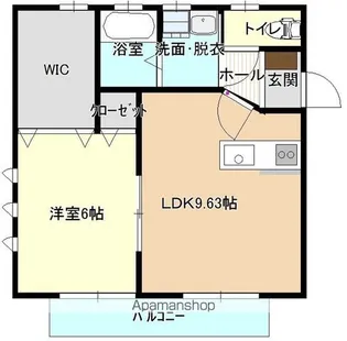 エム・シンフォニー【2-B号室】の間取り