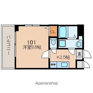 ドルチェヴィヴレ【1階】の間取り