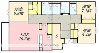 リアライズ松陰Ⅵ(REALIZE松陰Ⅵ)【2階】の間取り