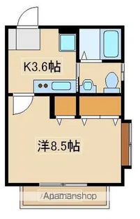 エストウペンダ幸町 Ⅱ【2階】の間取り