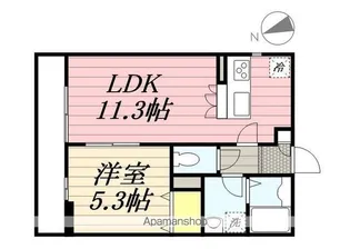 プレミール新検見川【3階】の間取り