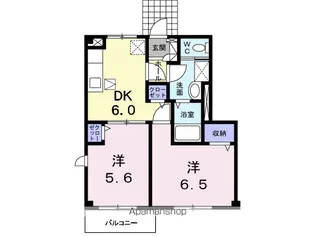 カーサ・プランタンⅢ【1階】の間取り