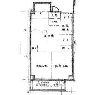 レスカール星ヶ丘【6階】の間取り