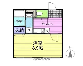 パークサイド八乙女【2階】の間取り