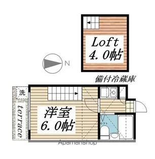 ベルヴ豊田【1階】の間取り