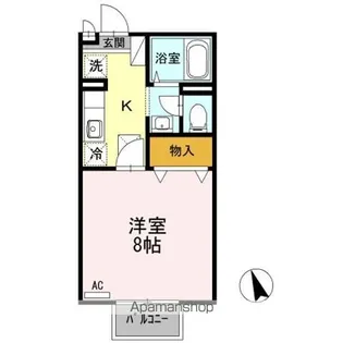 アネックス笠原【1階】の間取り