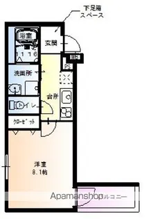 フジパレス長曽根町【303号室】の間取り