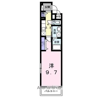 ミッドハイツ【2階】の間取り