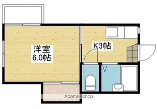 マナベハイツ【3階】の間取り