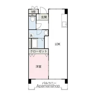 レオ・ドリーム前橋【101号室】の間取り