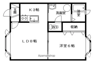 グラニータ【202号室】の間取り