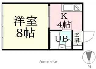 川西ハイツ【205号室】の間取り