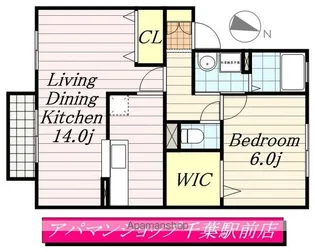 イーストサンハイム【1階】の間取り