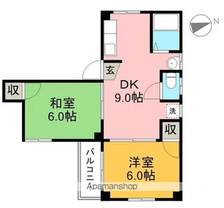 ハイツサクラ【3階】の間取り