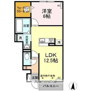 プリート プロスペラーレ【1階】の間取り