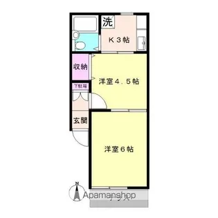 光陽パークハイツII【1階】の間取り