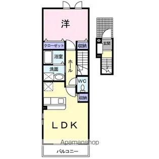 モダン・エディフィスⅡ【2階】の間取り