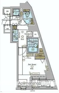 グラントゥルース氷川台【1階】の間取り
