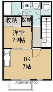 ラスティーズ榴岡公園【2階】の間取り