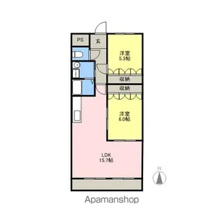 アエル【1階】の間取り