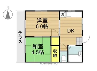 ウイングA【1階】の間取り